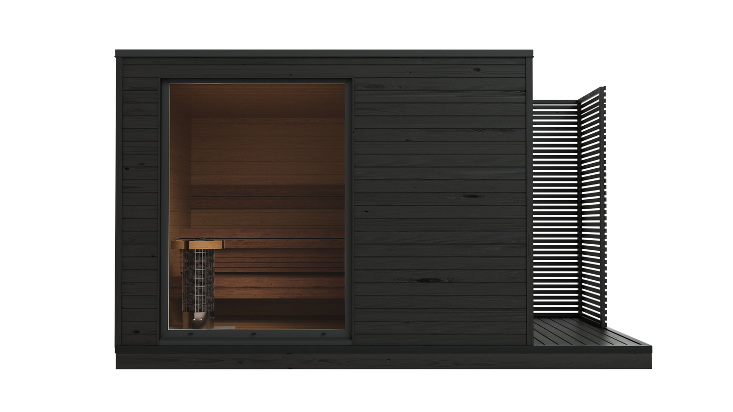 KUUT Electrical Outdoor Sauna L - Myles Better Living