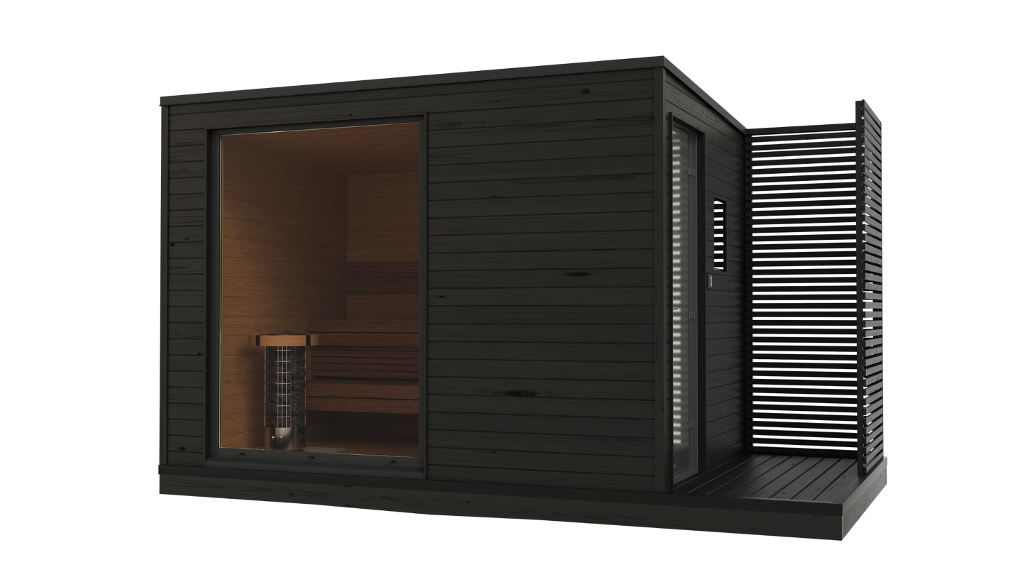KUUT Electrical Outdoor Sauna L - Myles Better Living