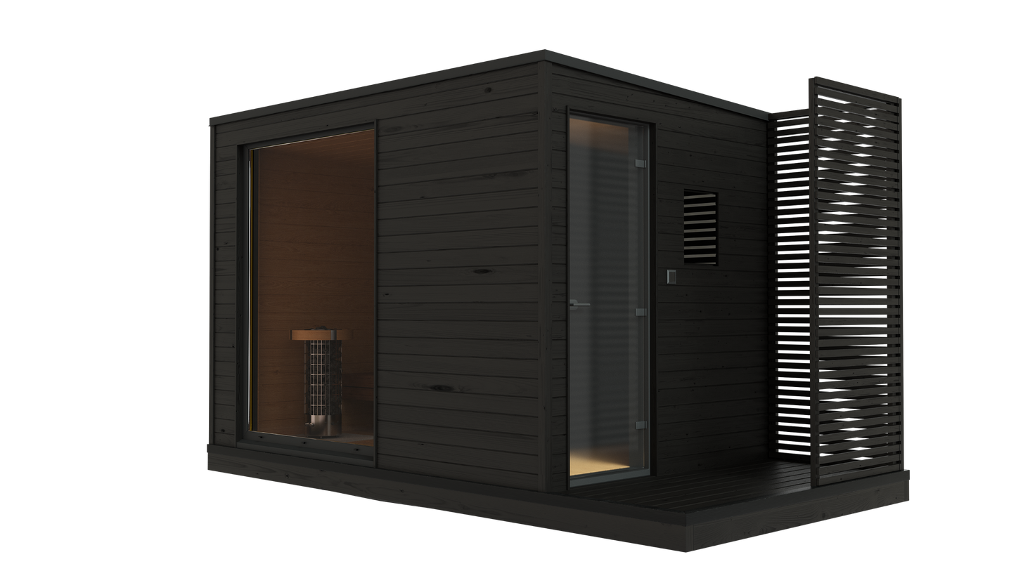 KUUT Electrical Outdoor Sauna L - Myles Better Living