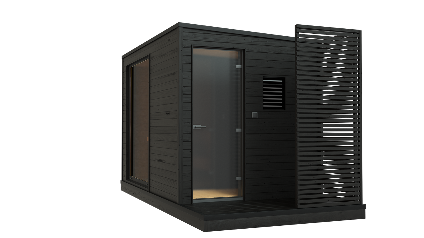 KUUT Electrical Outdoor Sauna L - Myles Better Living