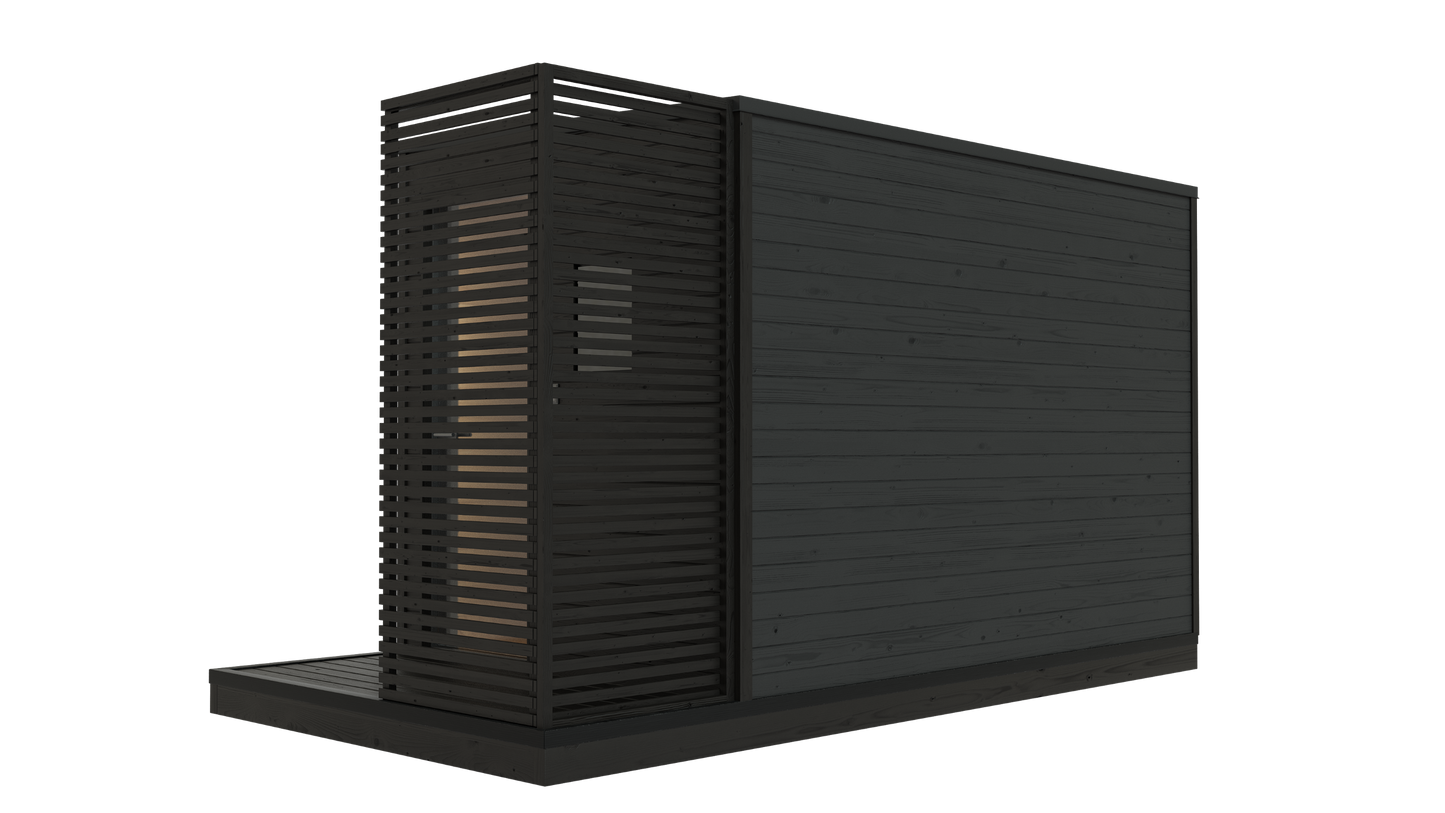 KUUT Electrical Outdoor Sauna L - Myles Better Living