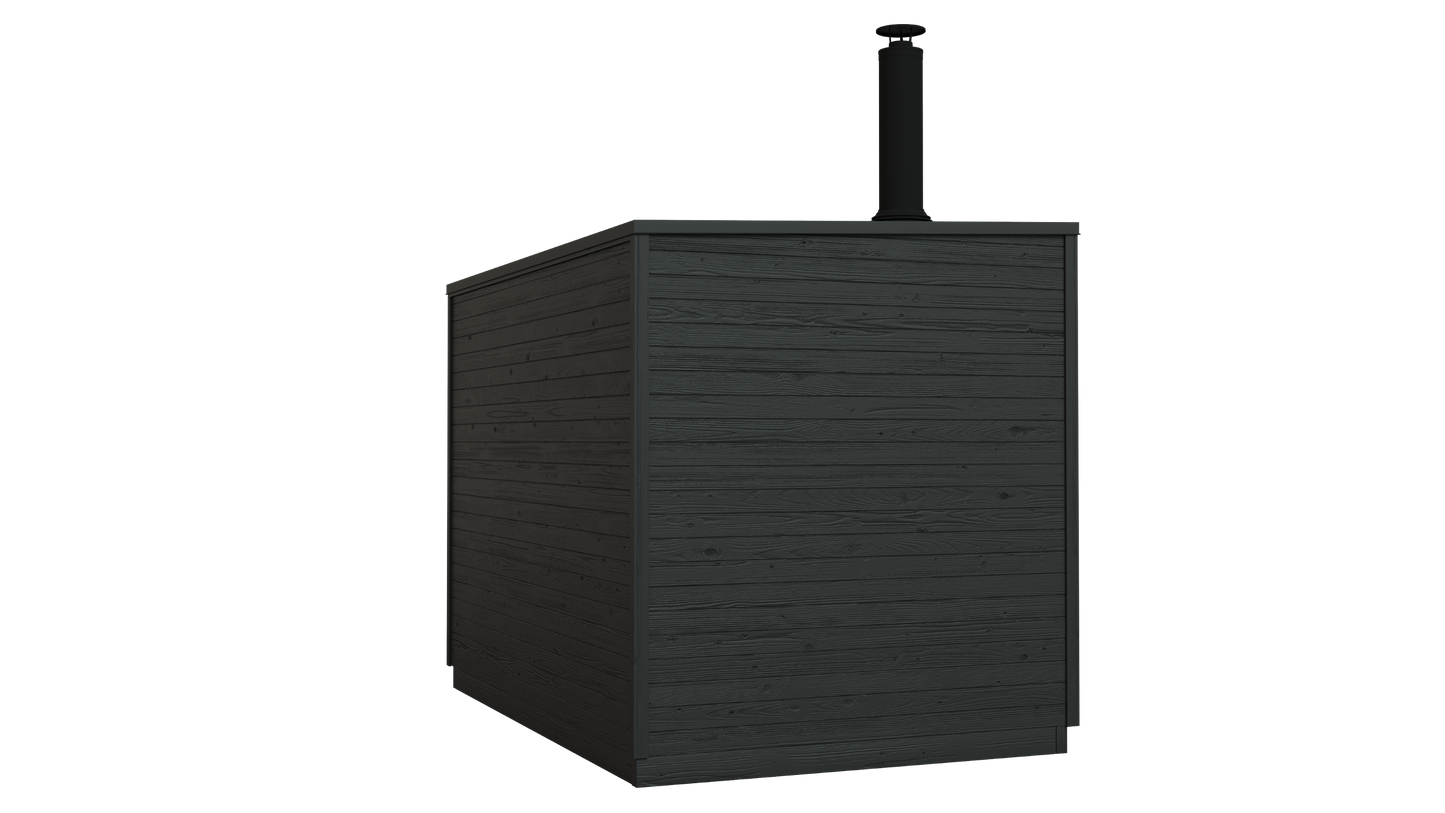 KUUT Wood Fired Outdoor Sauna L with Shower - Myles Better Living