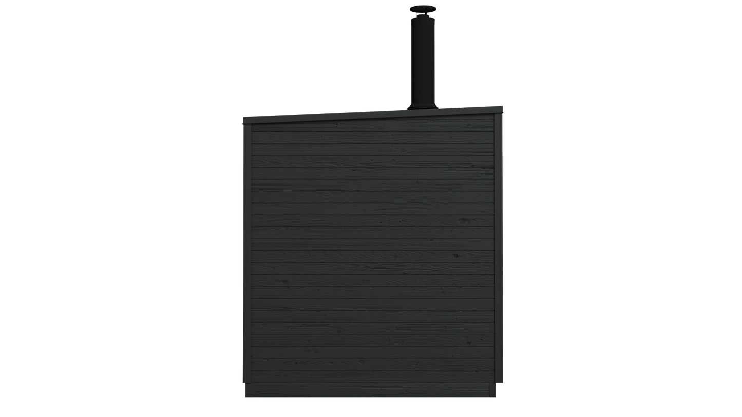 KUUT Wood Fired Outdoor Sauna L with Shower - Myles Better Living
