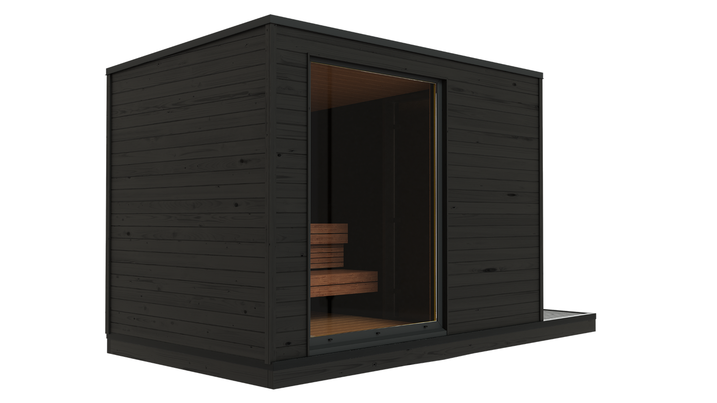 KUUT Electrical Outdoor Sauna L - Myles Better Living