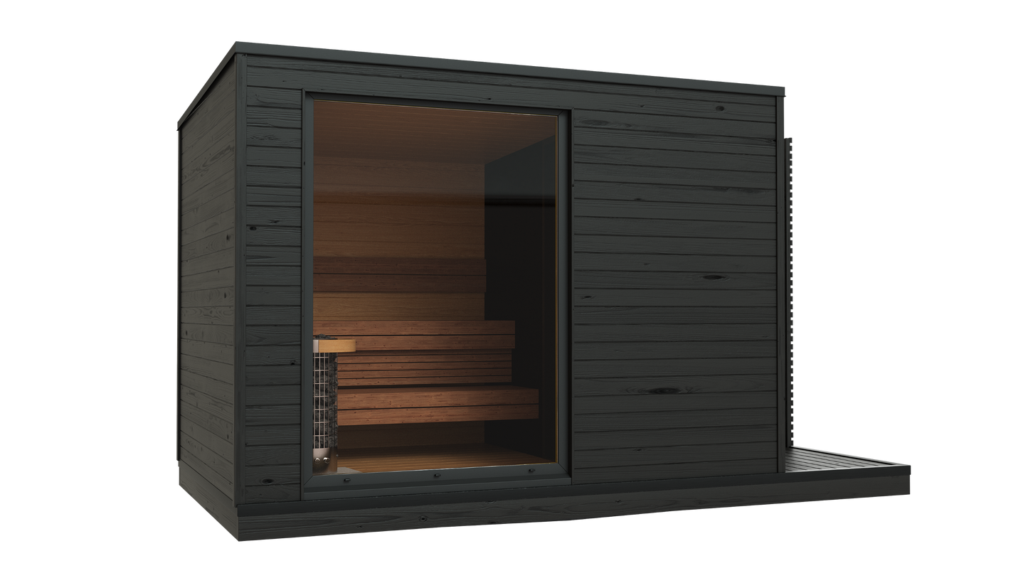 KUUT Electrical Outdoor Sauna L - Myles Better Living