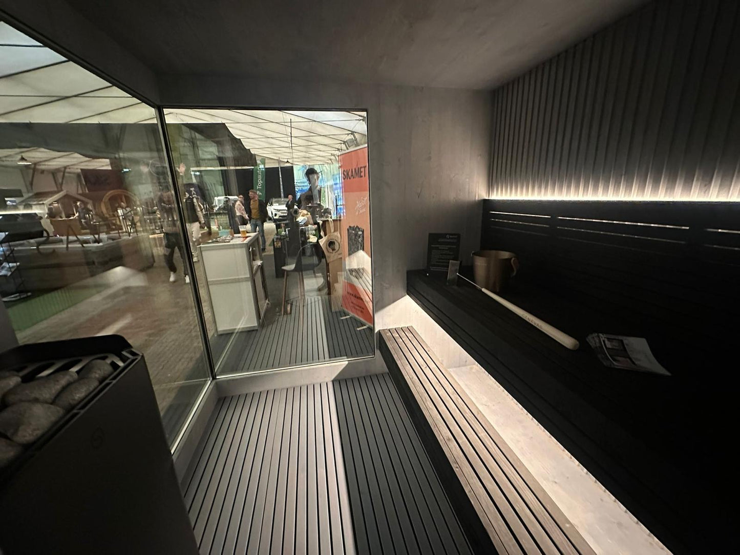 Zermatt 5 Person Outdoor Sauna with Changing Room