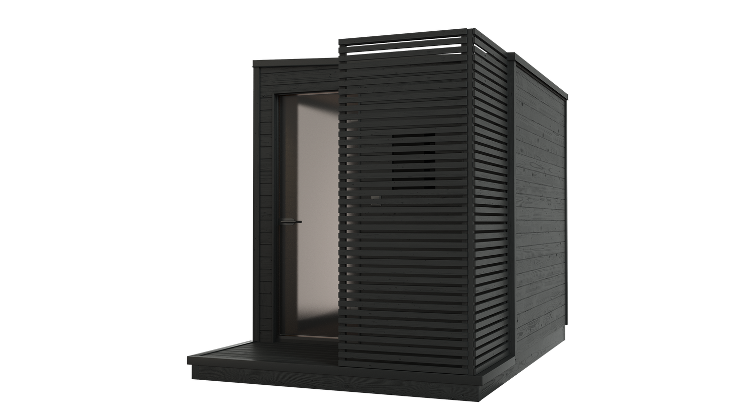 KUUT Electrical Outdoor Sauna M - Myles Better Living