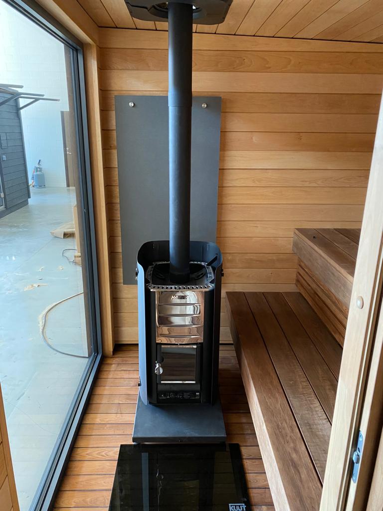 KUUT Wood Fired Outdoor Sauna L with Shower - Myles Better Living
