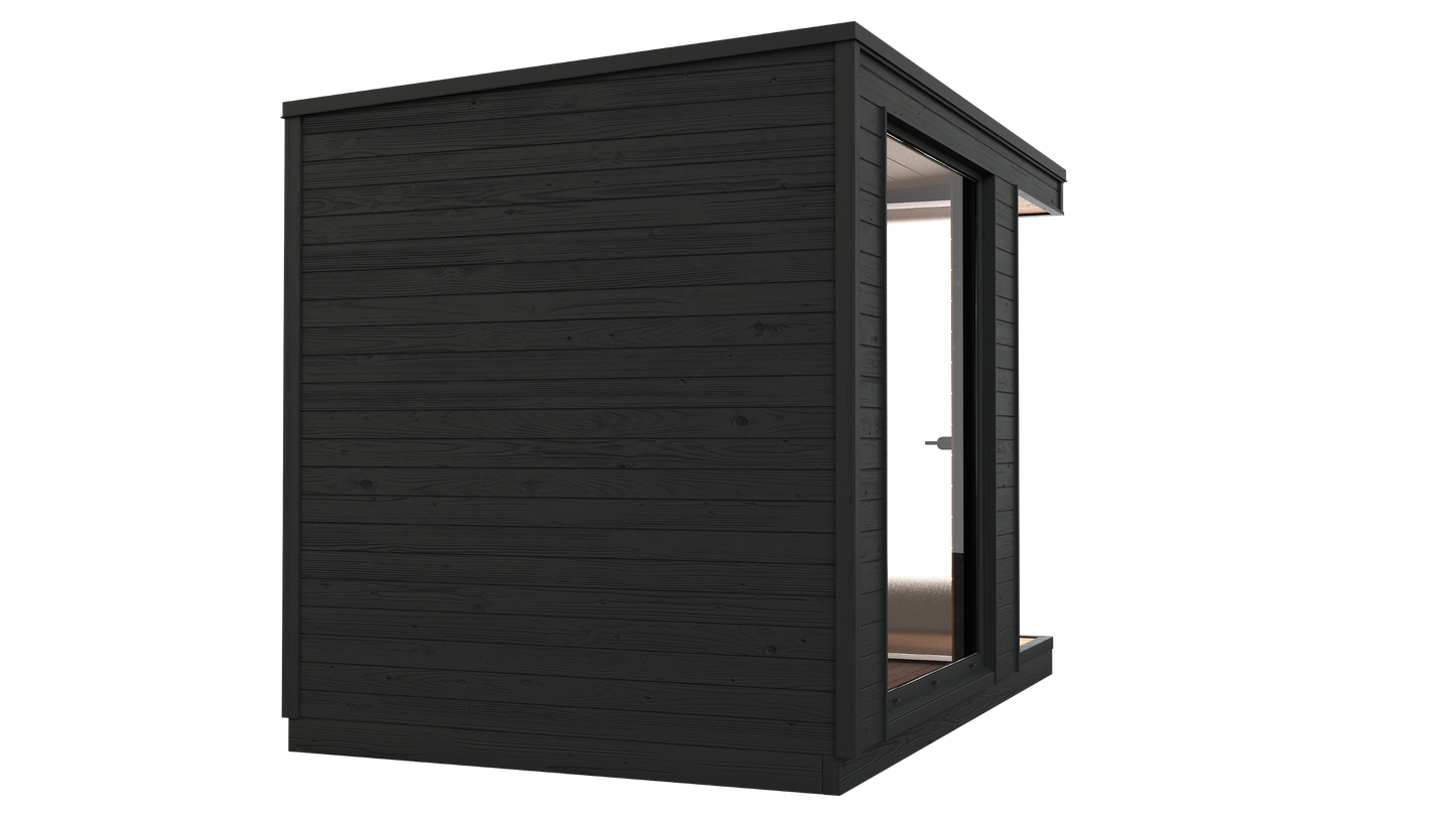 KUUT Electrical Outdoor Sauna L with Shower - Myles Better Living