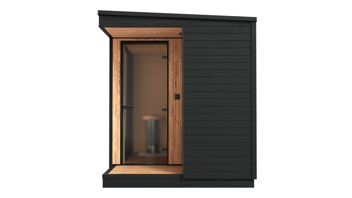 KUUT Electrical Outdoor Sauna L with Shower - Myles Better Living