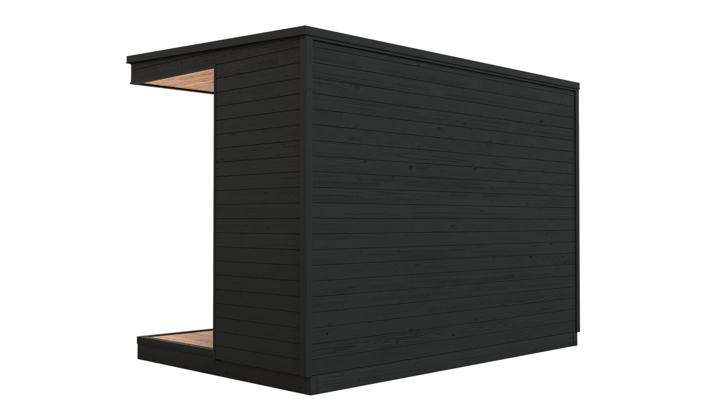 KUUT Electrical Outdoor Sauna L with Shower - Myles Better Living