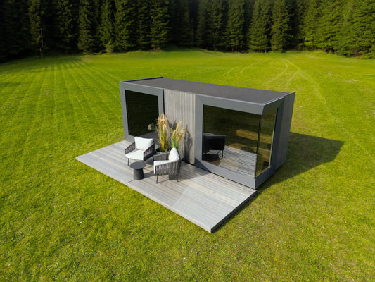 St Moritz 5 Person Outdoor Sauna with Shower Room - Myles Better Living