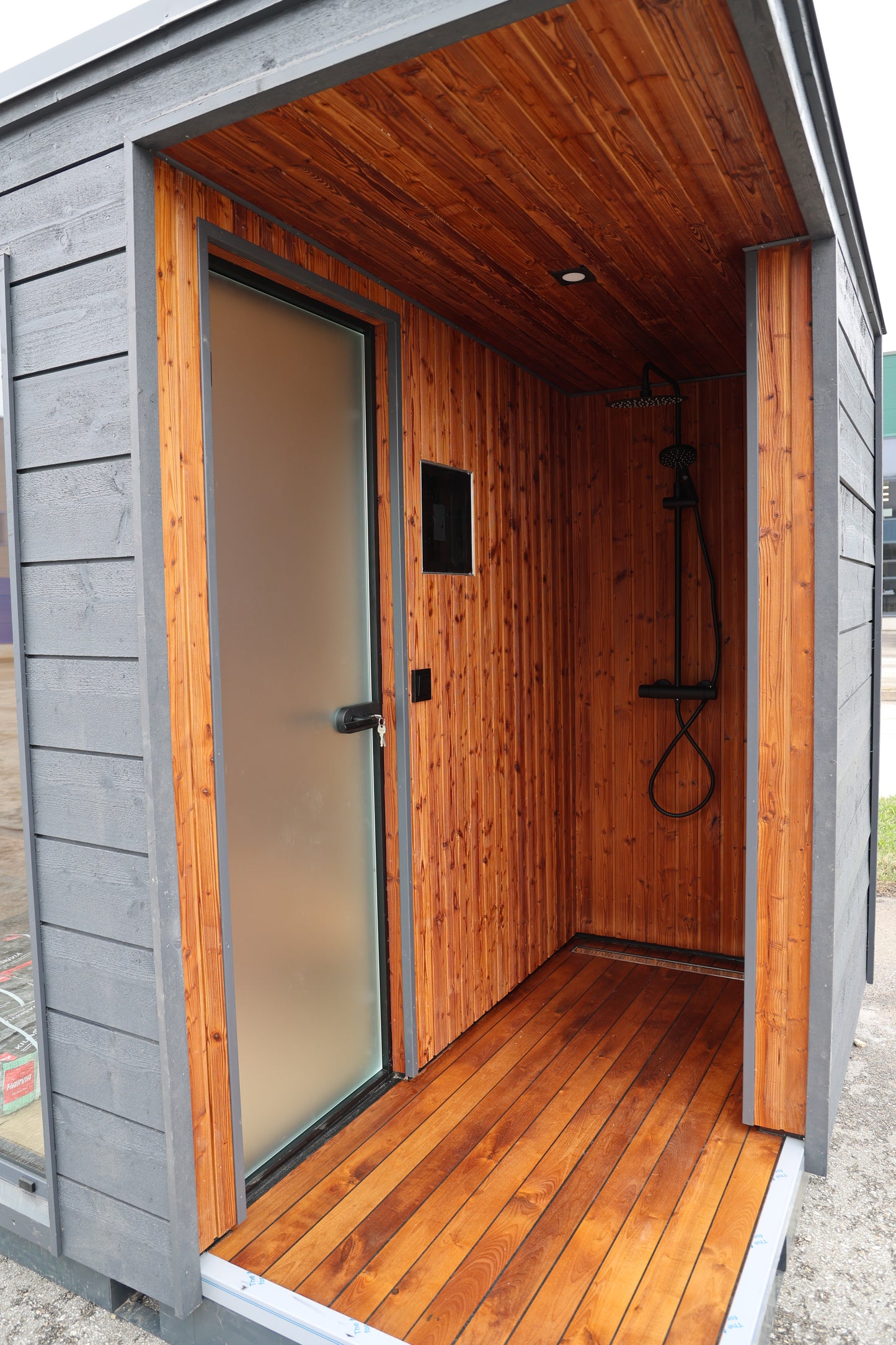 KUUT Wood Fired Outdoor Sauna L with Shower - Myles Better Living