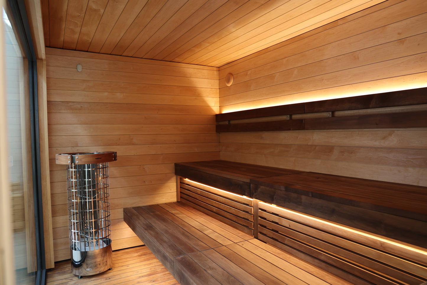 KUUT Electrical Outdoor Sauna L with Shower - Myles Better Living