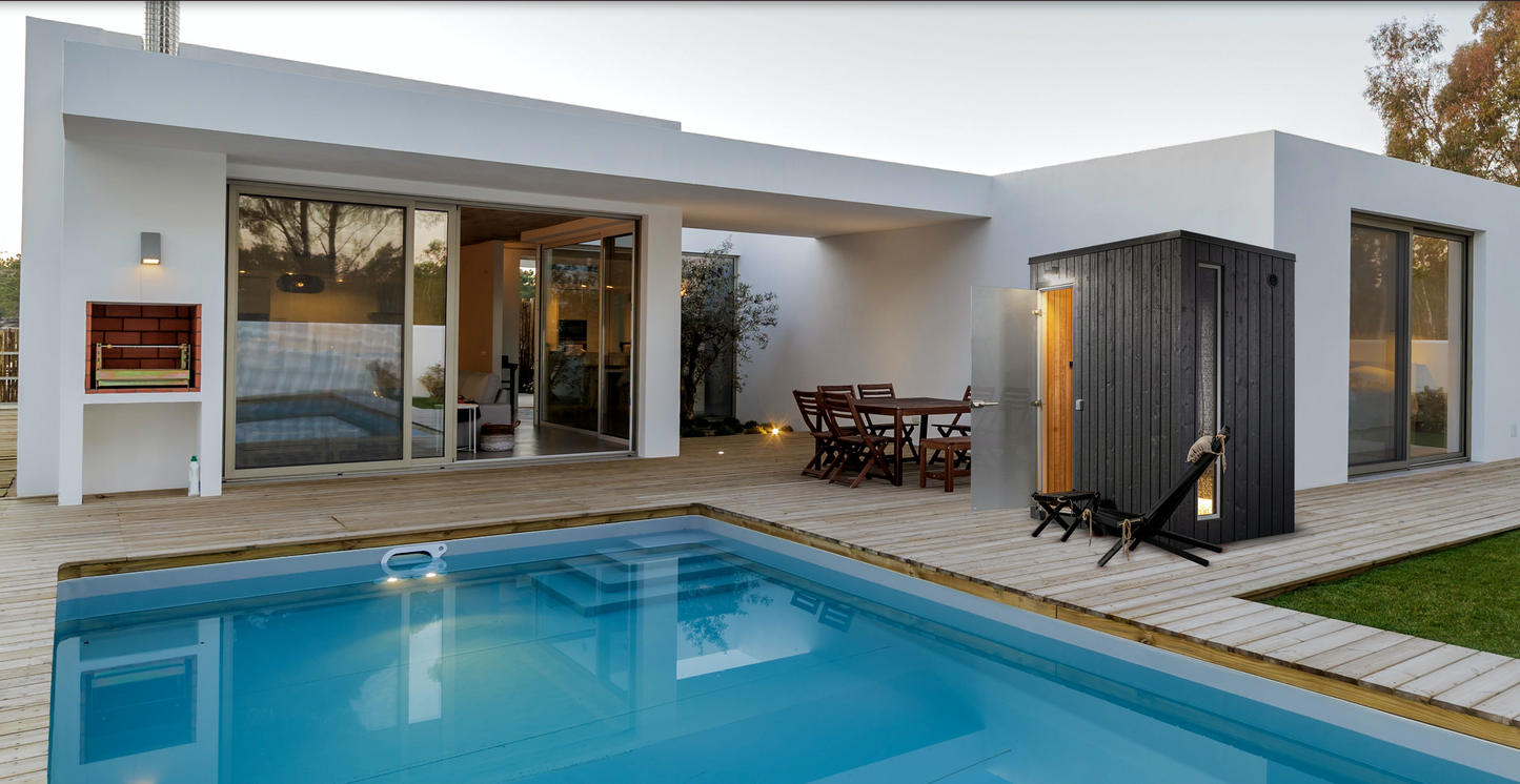 KUUT Outdoor Steam Sauna - Myles Better Living