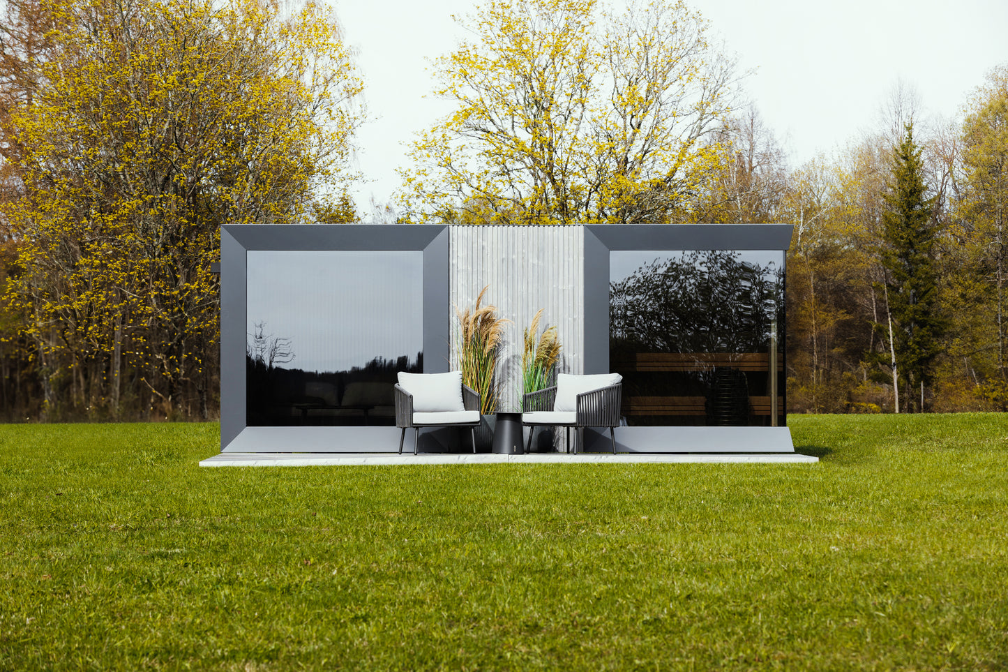 St Moritz 5 Person Outdoor Sauna with Shower Room - Myles Better Living