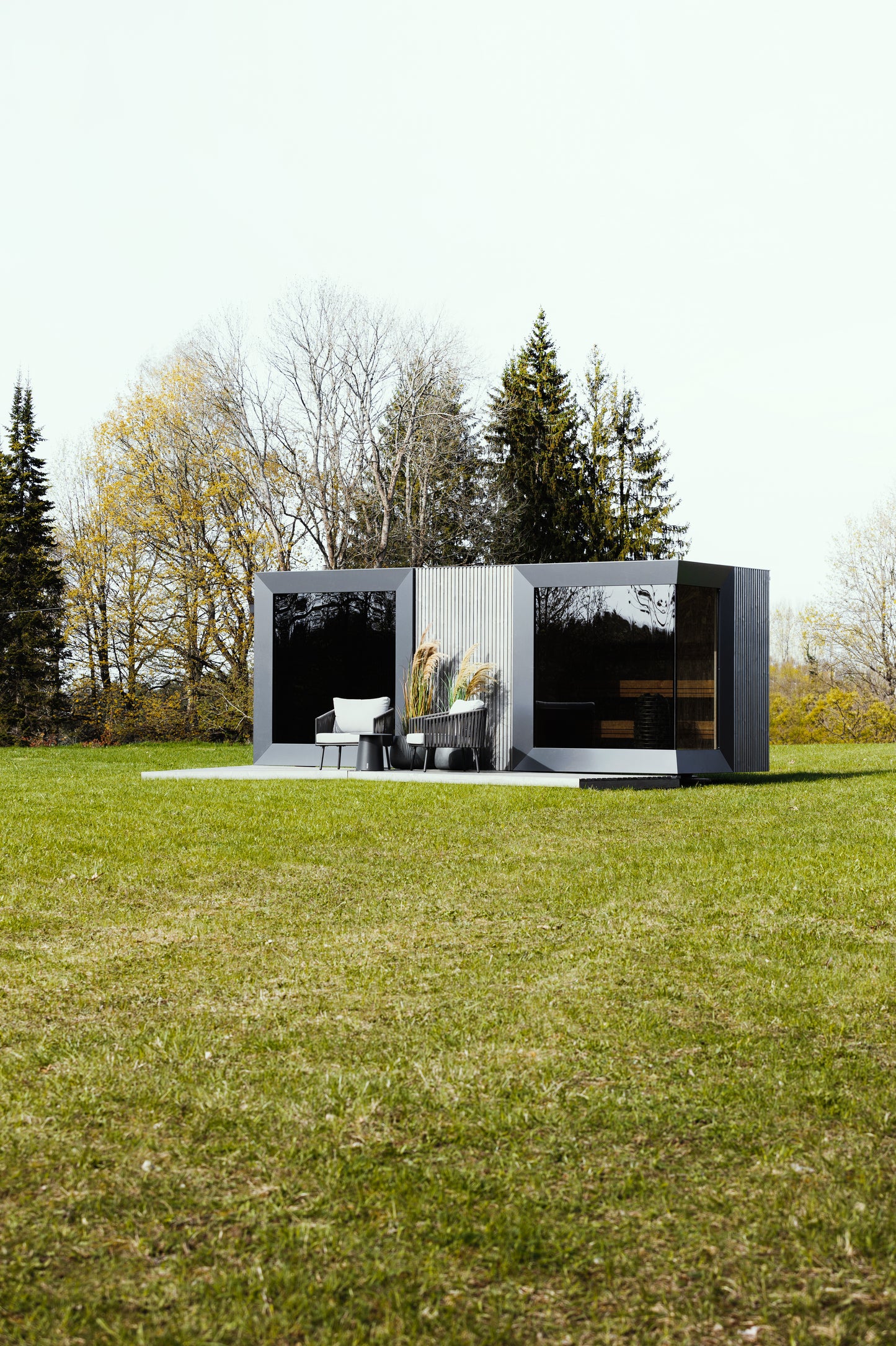 St Moritz 5 Person Outdoor Sauna with Shower Room - Myles Better Living