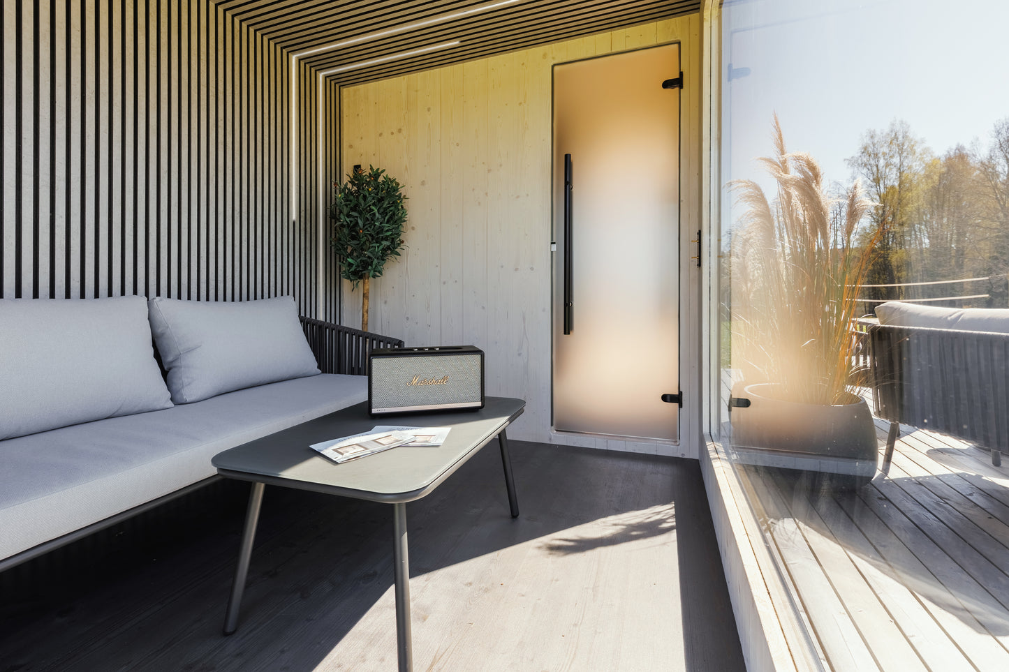 St Moritz 5 Person Outdoor Sauna with Shower Room - Myles Better Living