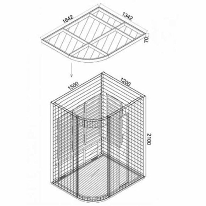 Aura Sauna (2-3 Seater) - Myles Better Living