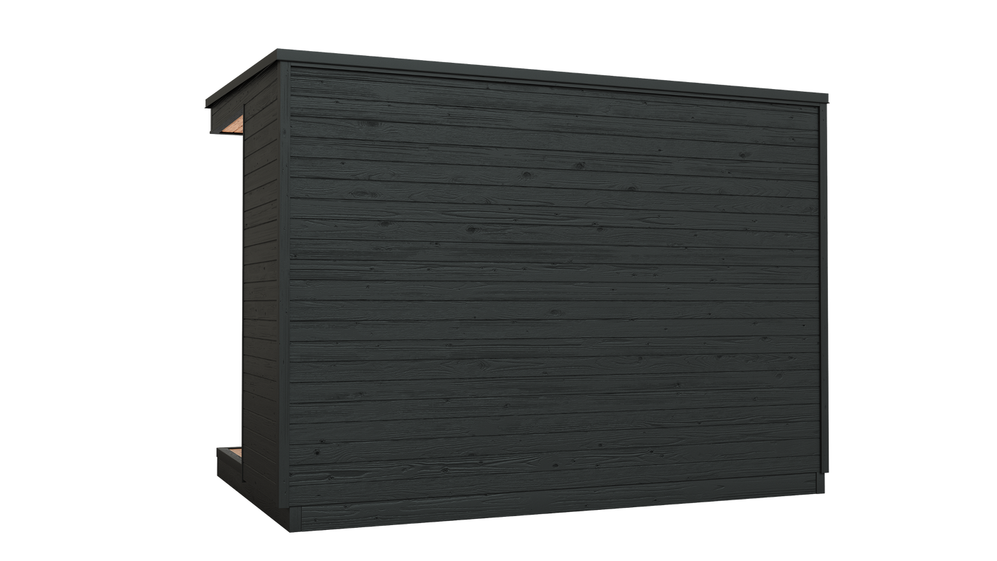 KUUT Electrical Outdoor Sauna L with Shower - Myles Better Living