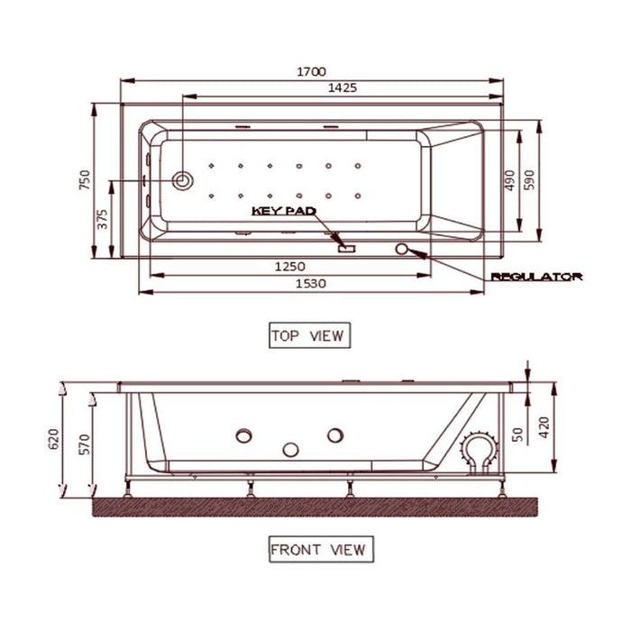 Fonte Whirlpool And Airpool Combi System - Myles Better Living
