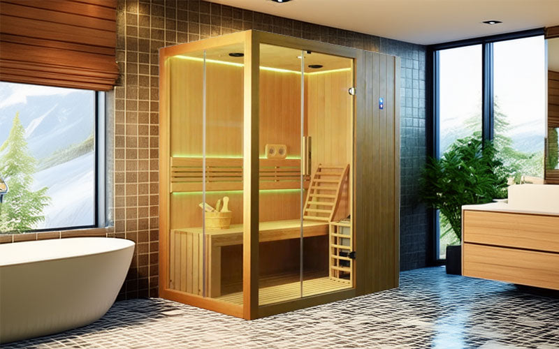Kubix Sauna (2-3 Seater) - Myles Better Living