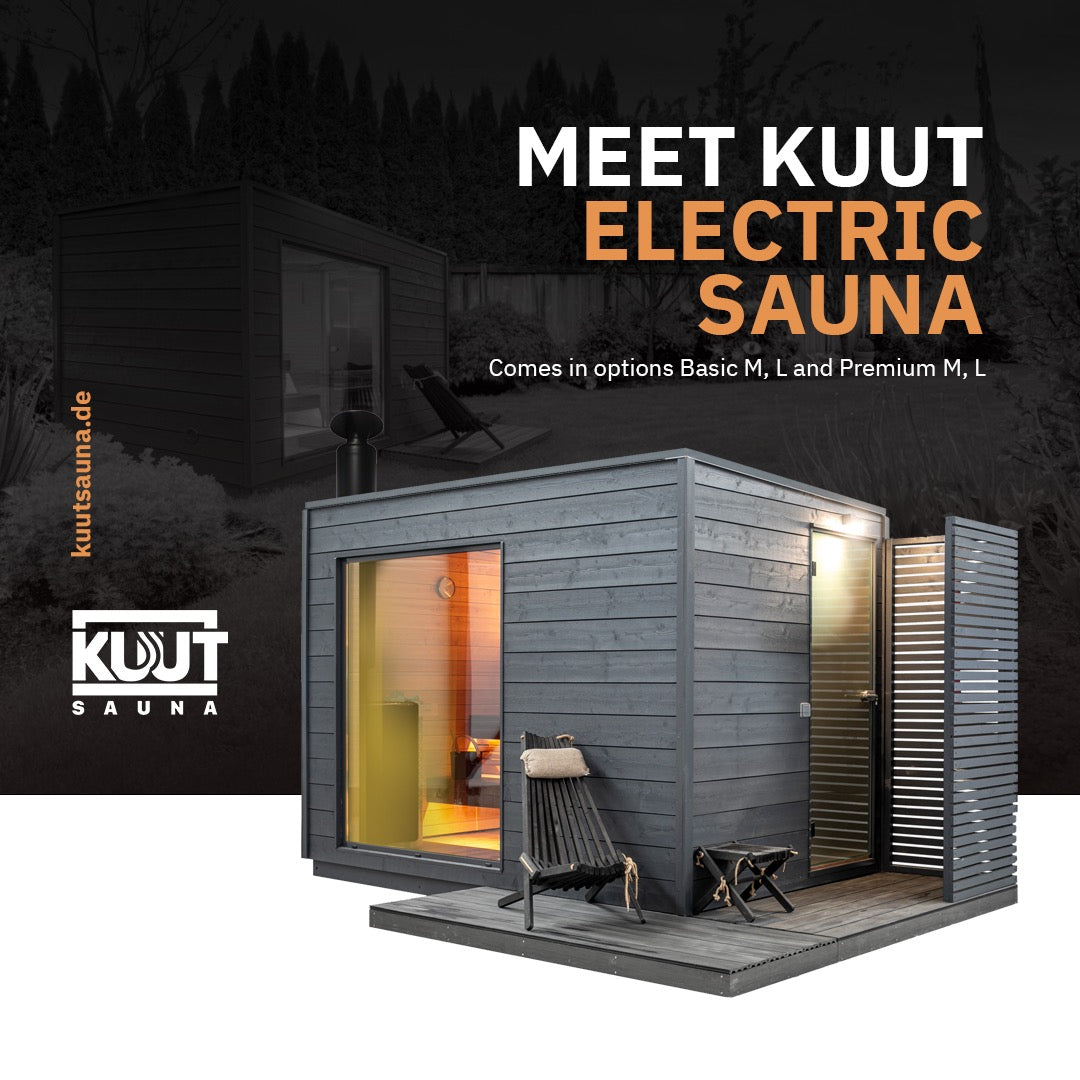 KUUT Electrical Outdoor Sauna M - Myles Better Living