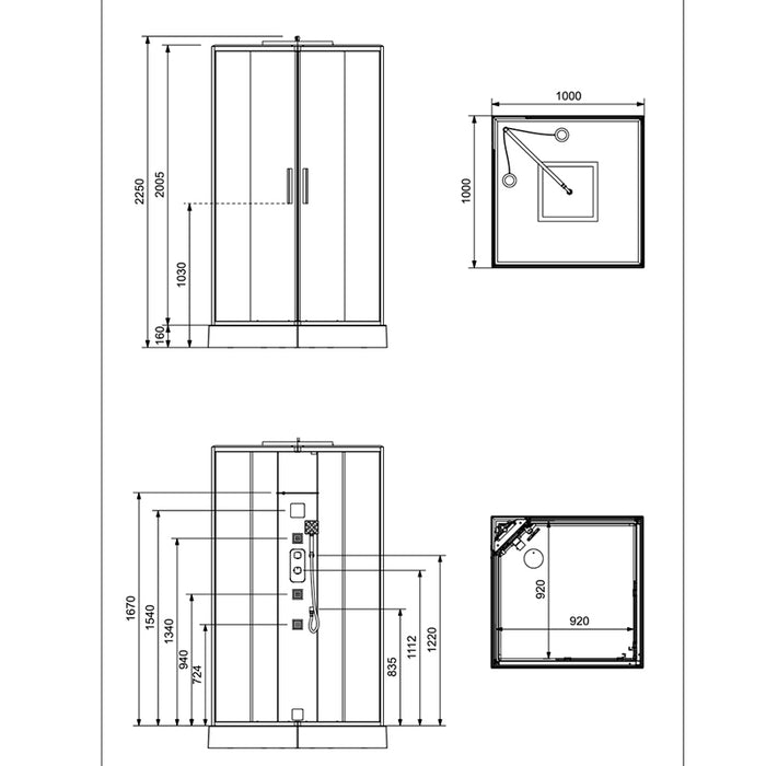 Oasis Steam and Shower Cabin - Myles Better Living