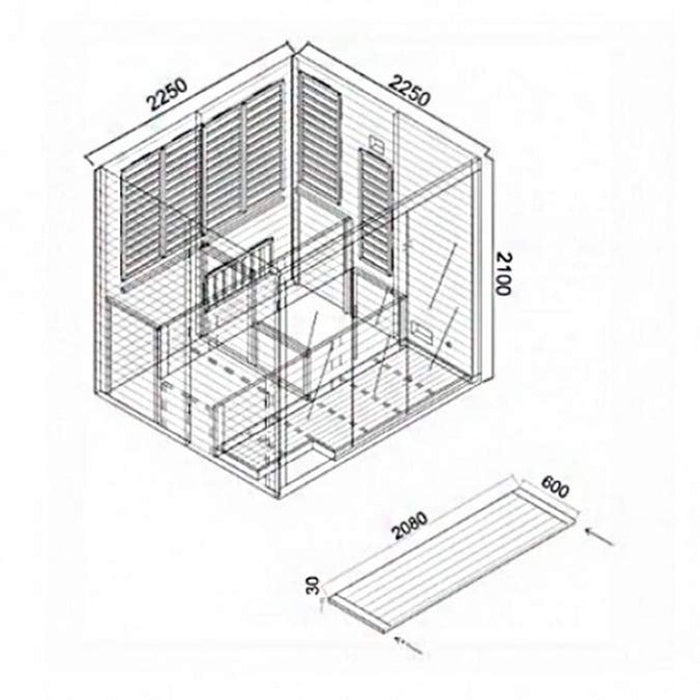 Artize Bio Sauna (6-8 Seater) - Myles Better Living