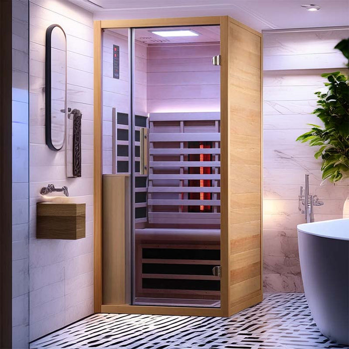 Relaxo Solo One Infrared Sauna - Myles Better Living