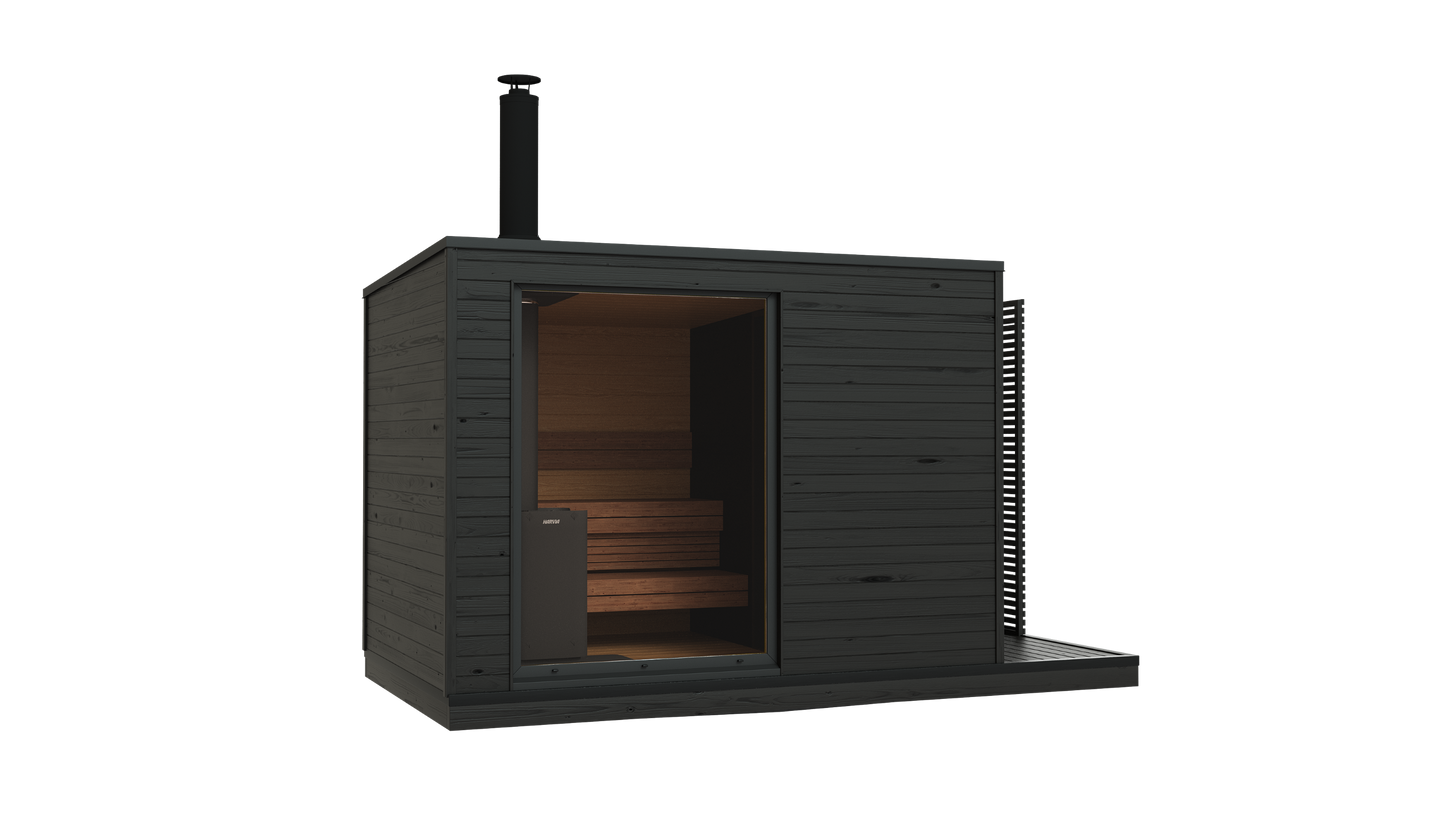 KUUT Wood-Fired Outdoor Sauna L - Myles Better Living