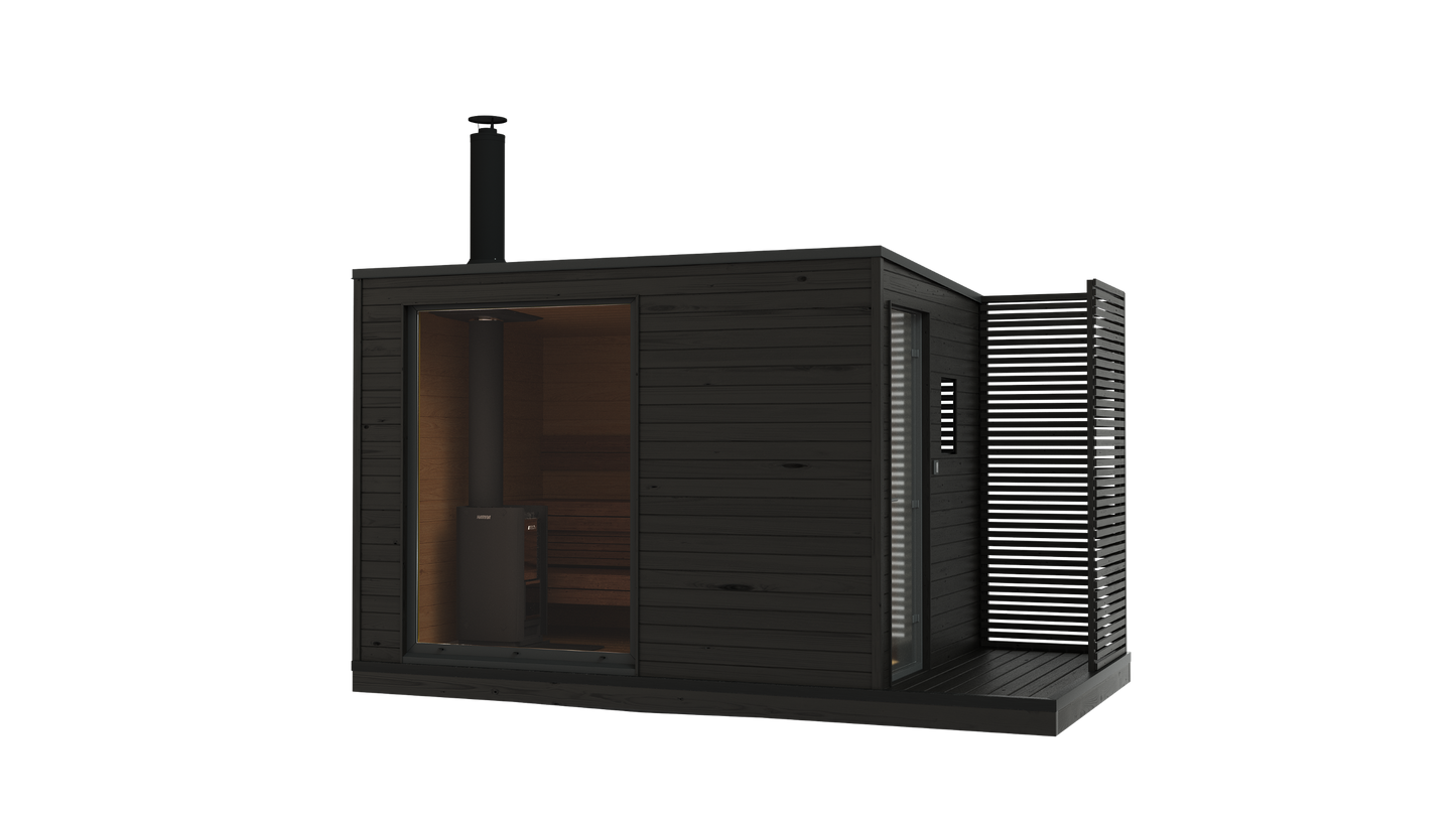 KUUT Wood-Fired Outdoor Sauna L - Myles Better Living