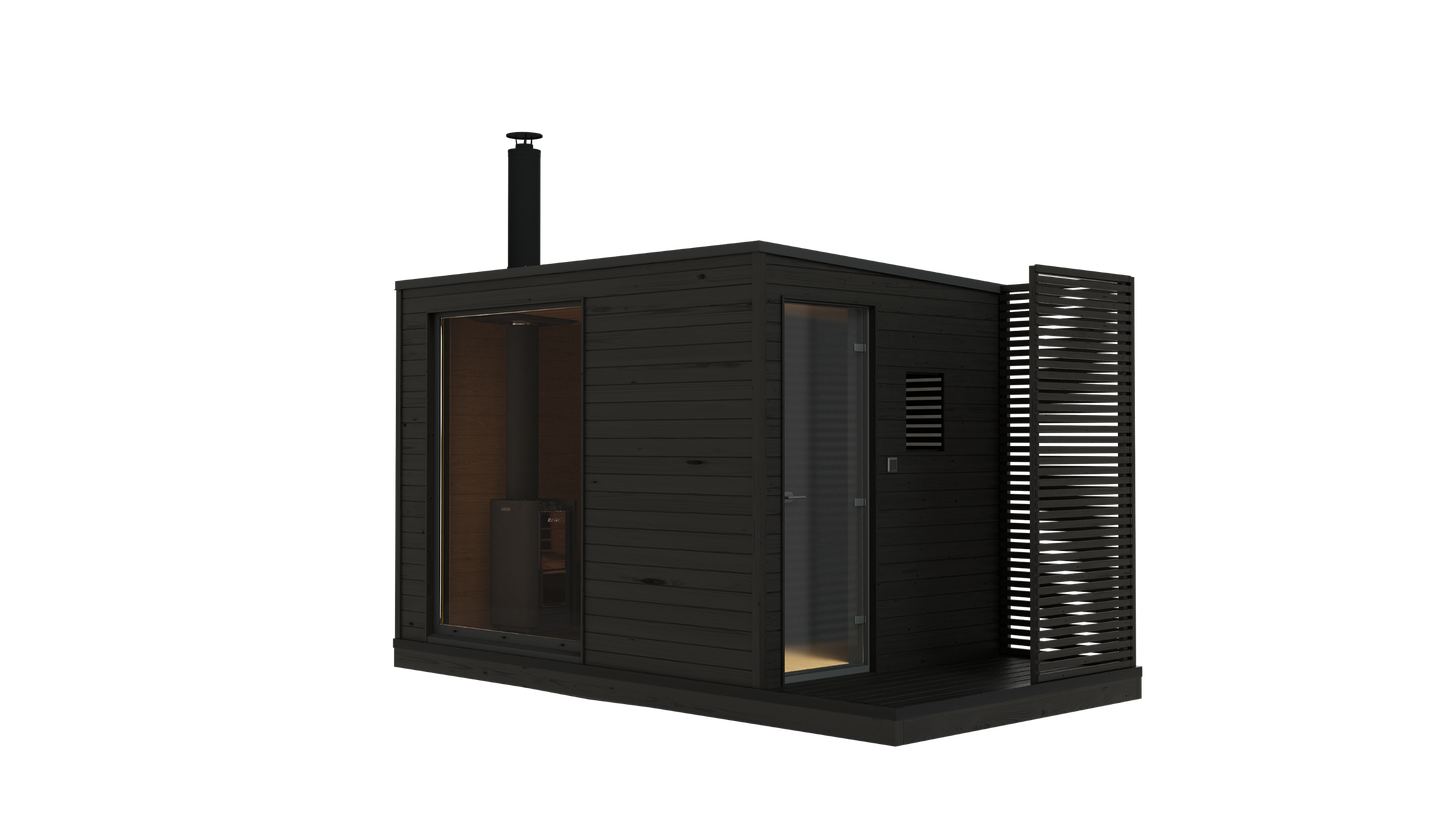 KUUT Wood-Fired Outdoor Sauna L - Myles Better Living