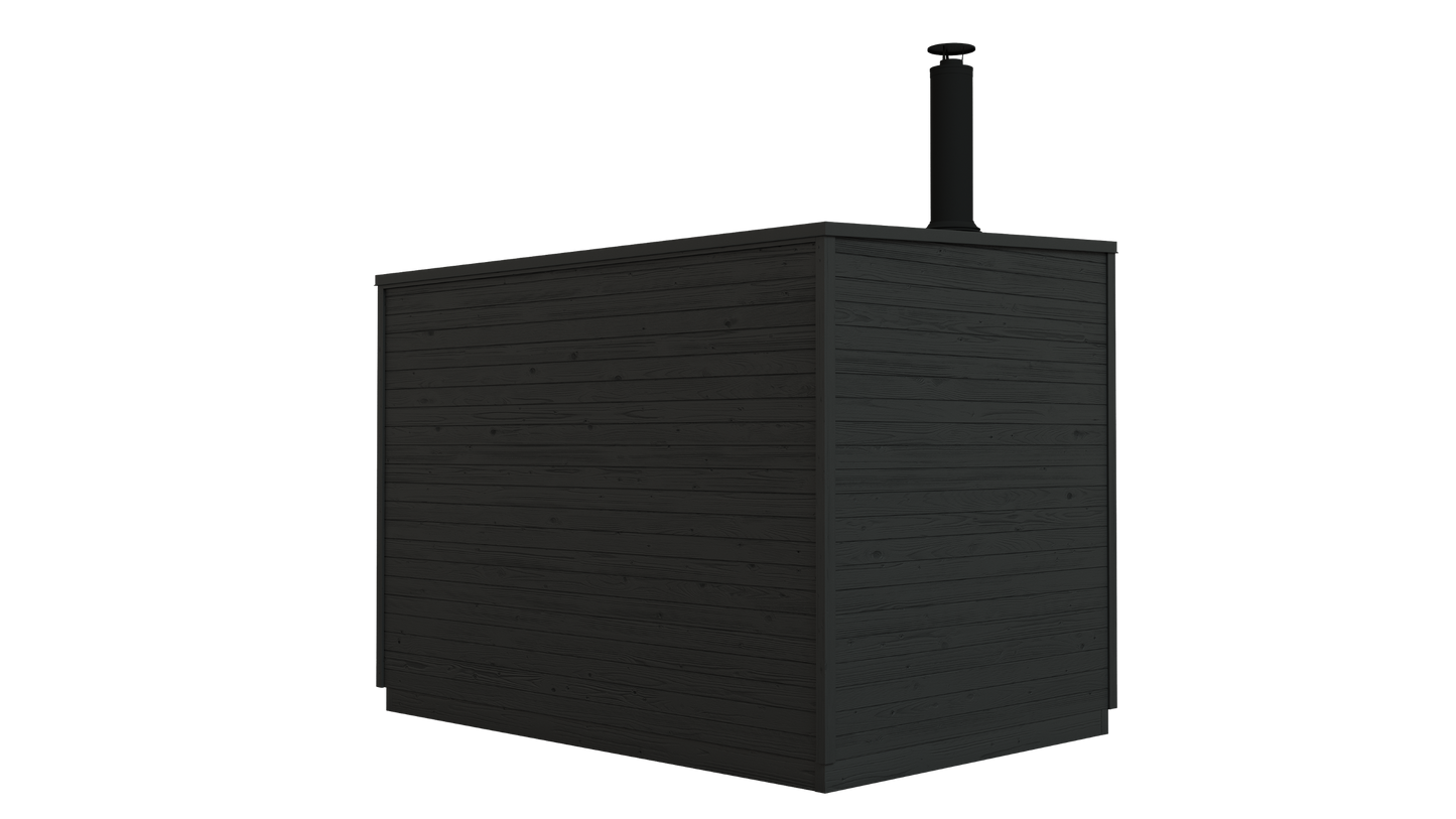 KUUT Wood Fired Outdoor Sauna L with Shower - Myles Better Living