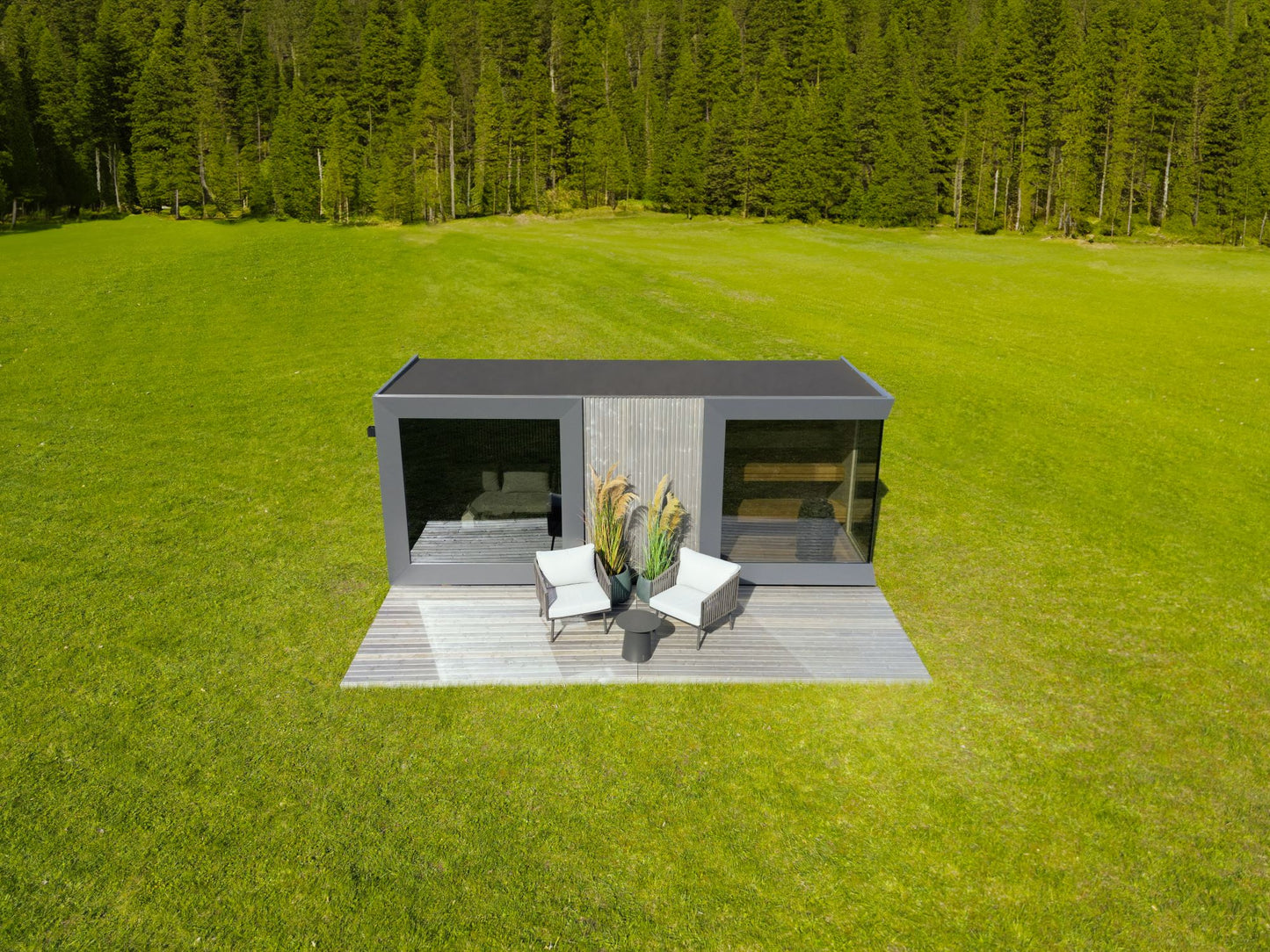 St Moritz 5 Person Outdoor Sauna with Shower Room - Myles Better Living