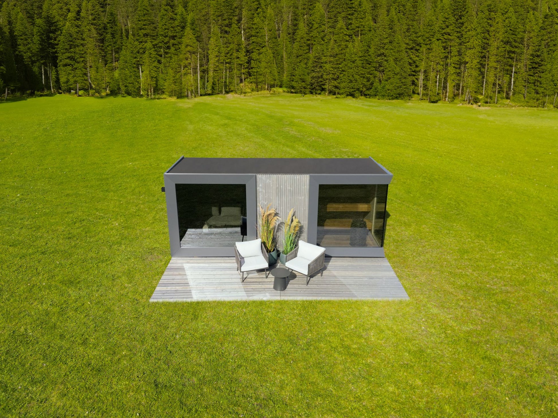 St Moritz 5 Person Outdoor Sauna with Shower Room - Myles Better Living