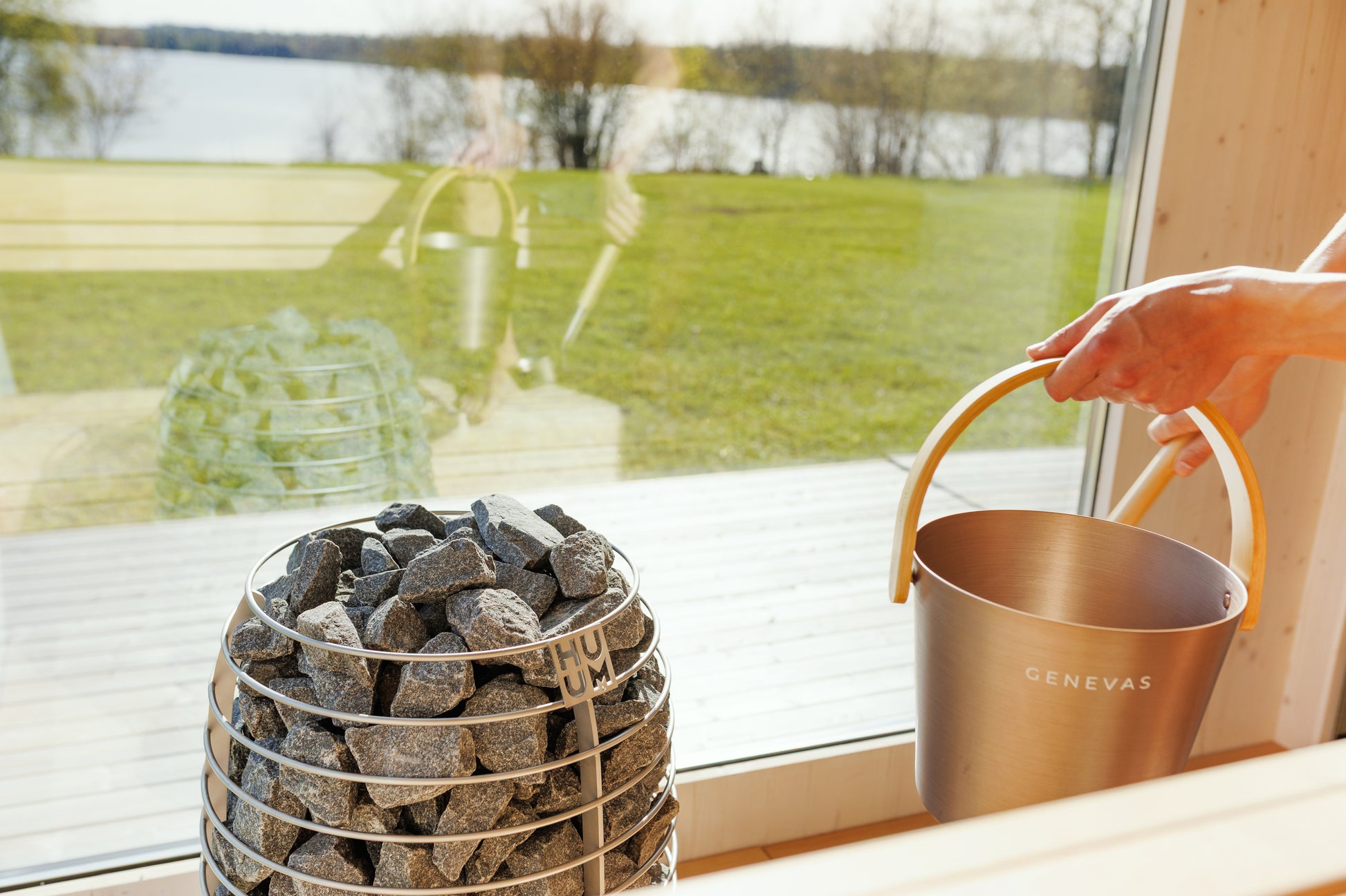 St Moritz 5 Person Outdoor Sauna with Shower Room - Myles Better Living
