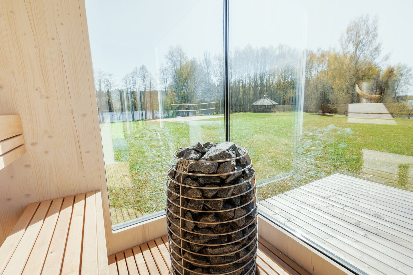 St Moritz 5 Person Outdoor Sauna with Shower Room - Myles Better Living