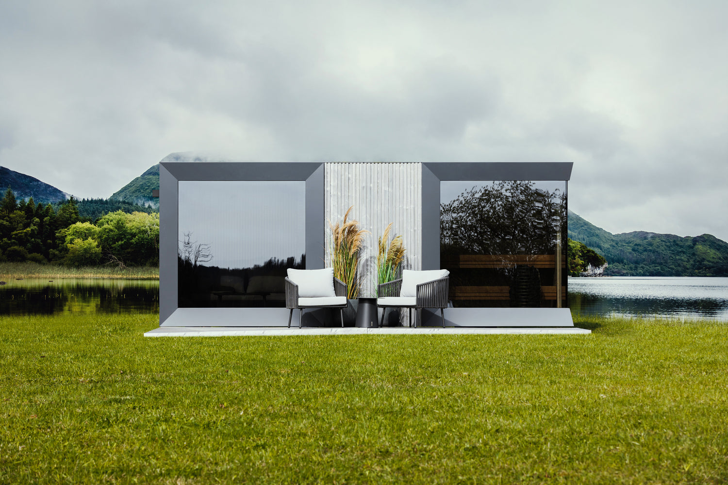 St Moritz 5 Person Outdoor Sauna with Shower Room - Myles Better Living