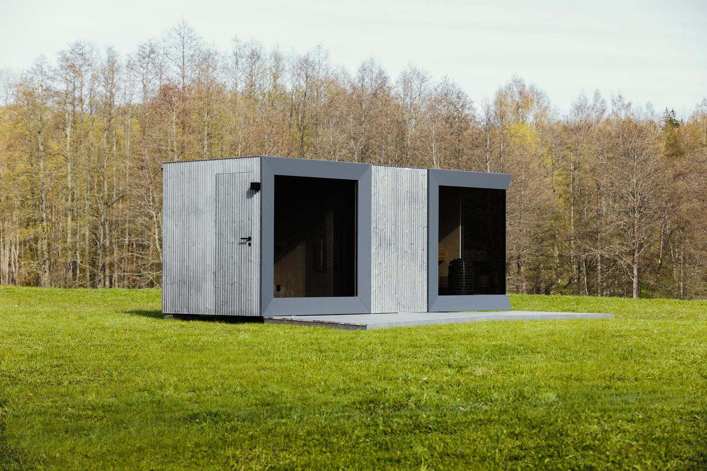 St Moritz 5 Person Outdoor Sauna with Shower Room - Myles Better Living