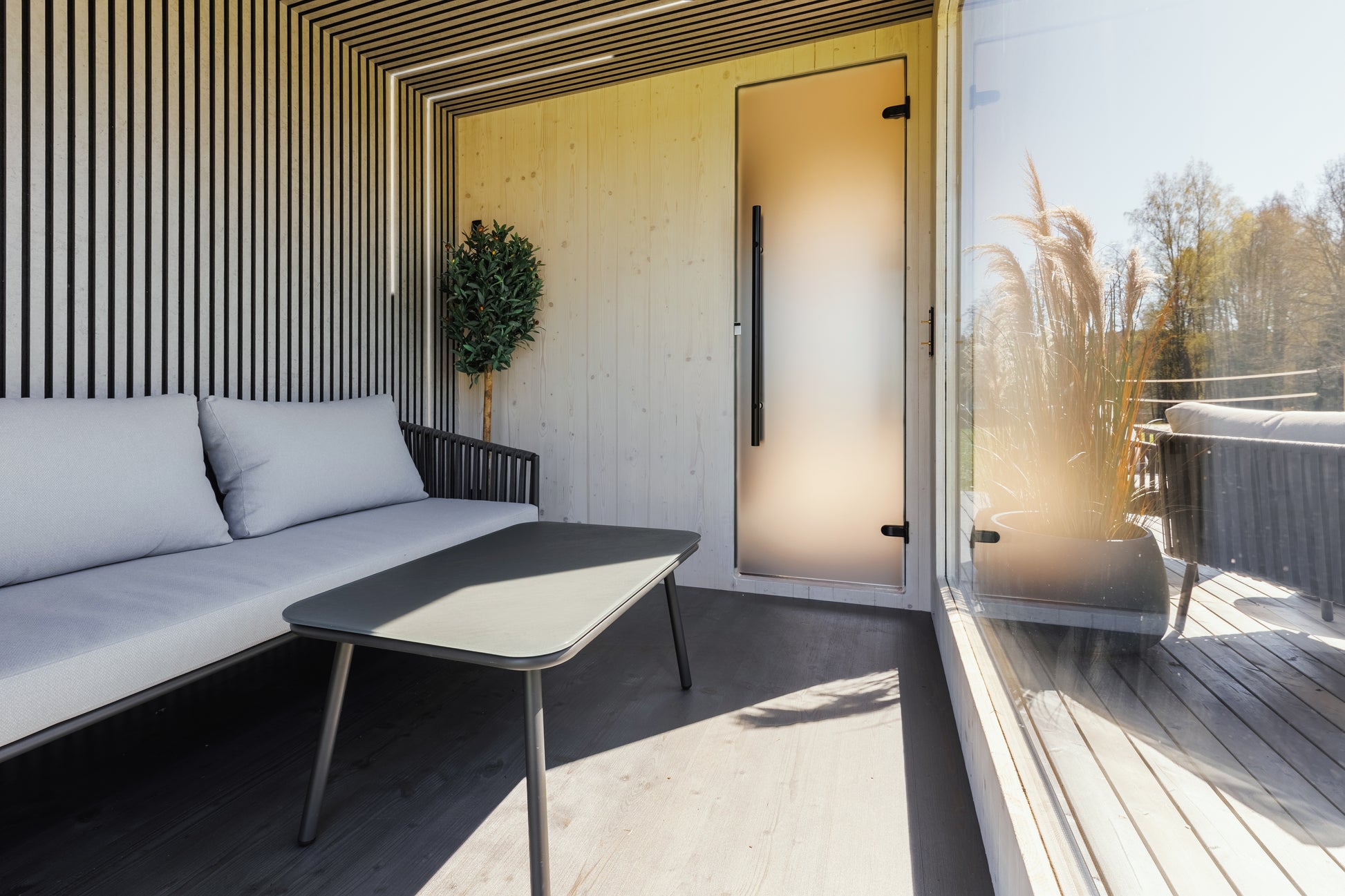 St Moritz 5 Person Outdoor Sauna with Shower Room - Myles Better Living