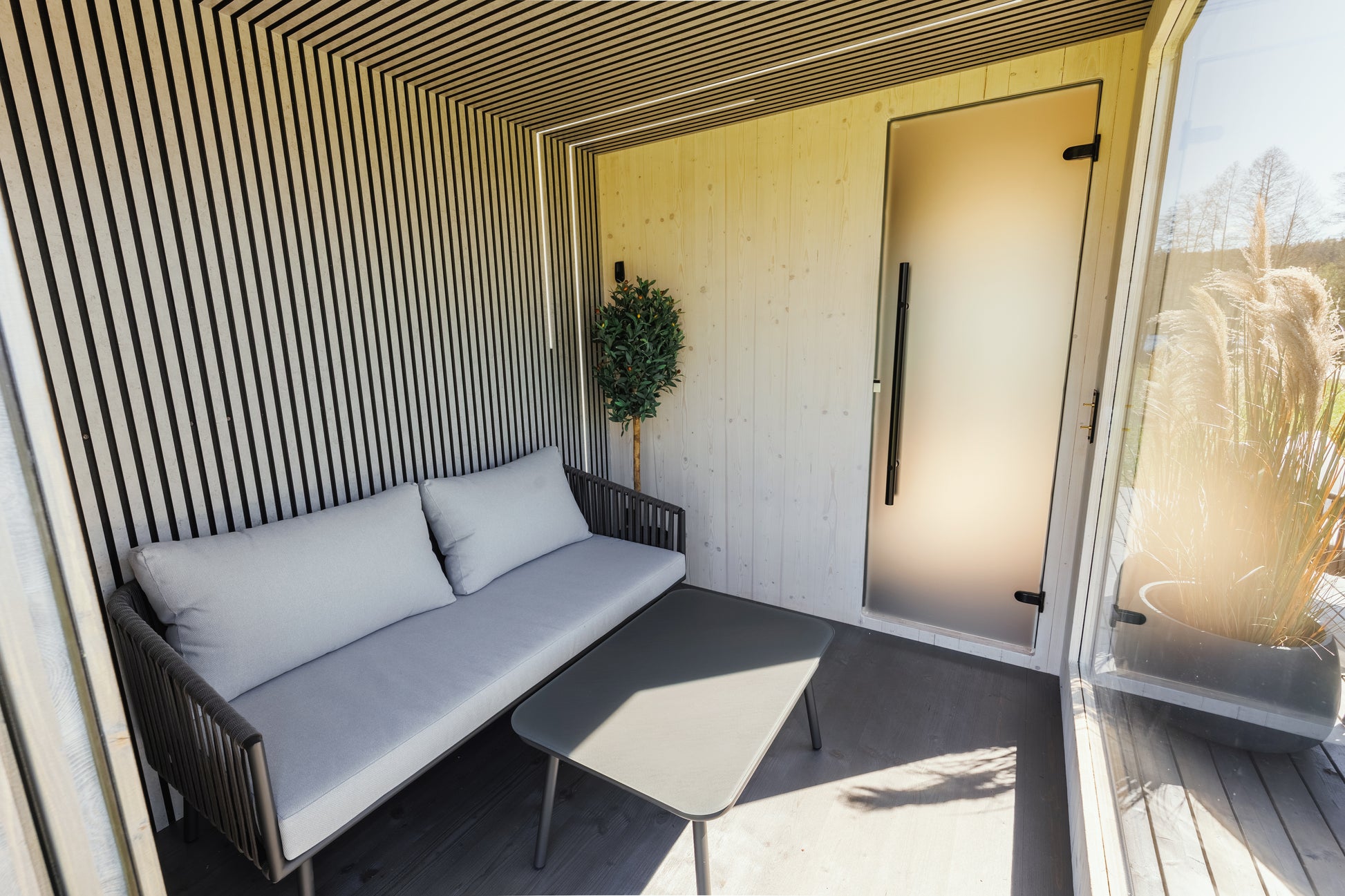 St Moritz 5 Person Outdoor Sauna with Shower Room - Myles Better Living