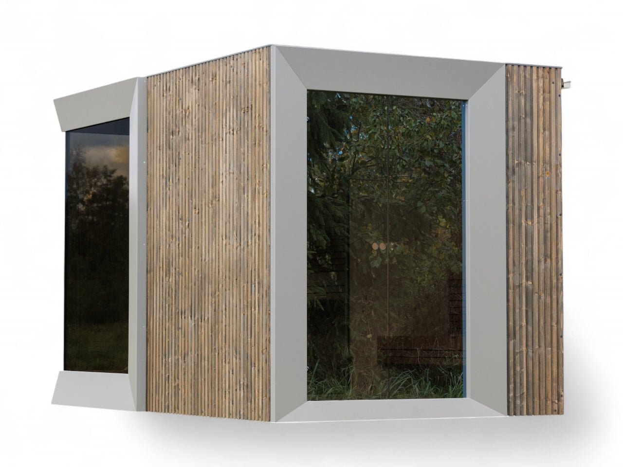 Zermatt 5 Person Outdoor Sauna with Changing Room - Myles Better Living