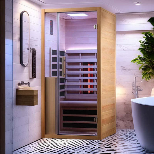 Relaxo Solo One Infrared Sauna - Myles Better Living